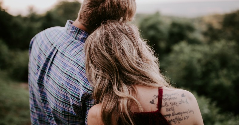 couple shoulder tattoo