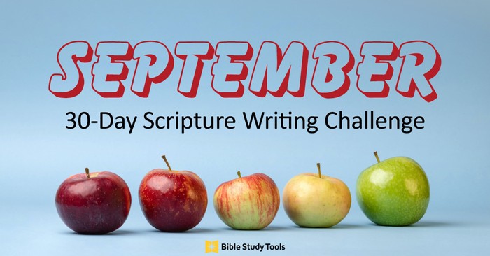 Scripture Writing Challenge, September 2022