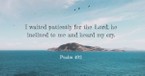 Your Daily Verse - Psalm 40:1